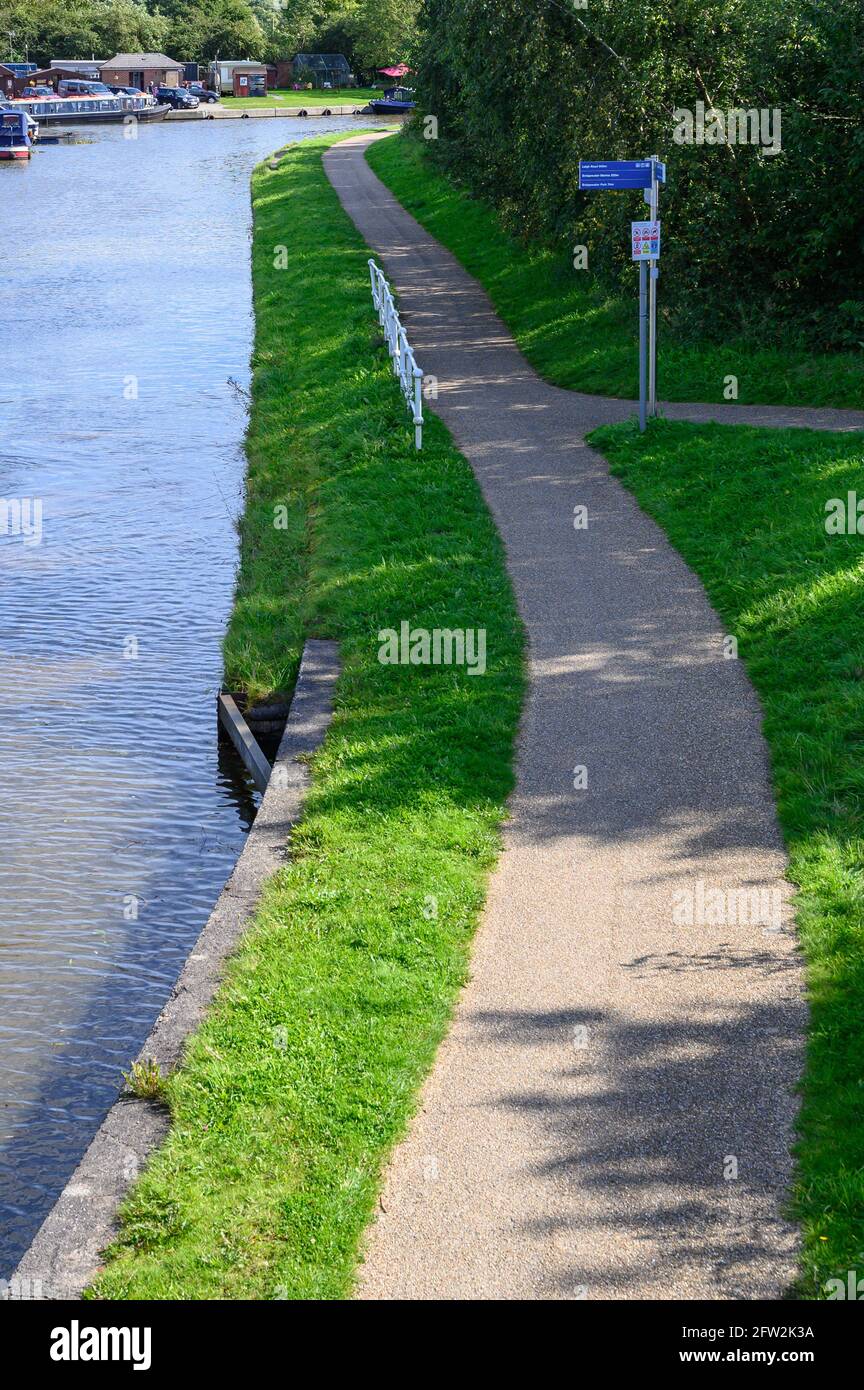 Boothstown Marina improvements, Worsley, Manchester Stock Photo Alamy