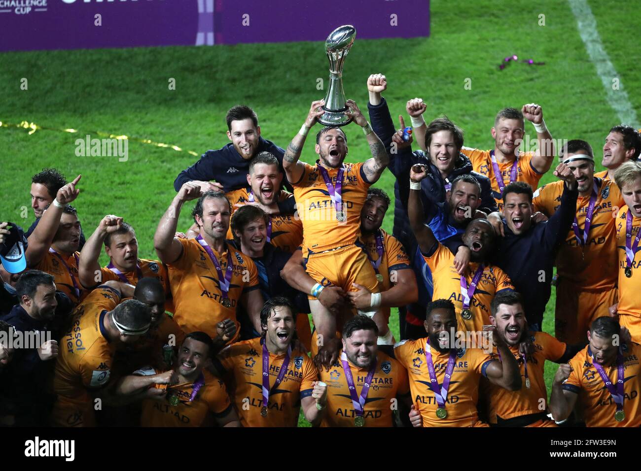 Montpellier Rugby Challenge Cup 2024 trophée photo "We’ve Earned This": Cadot on Leadership and Legacy