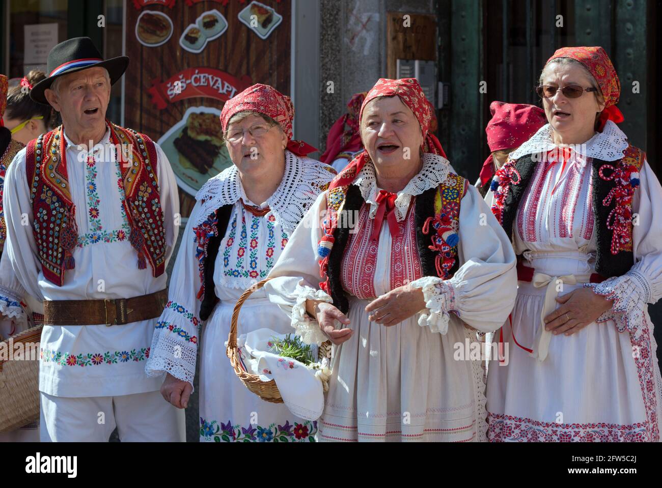 Croatia traditional costume High Resolution Stock Photography and