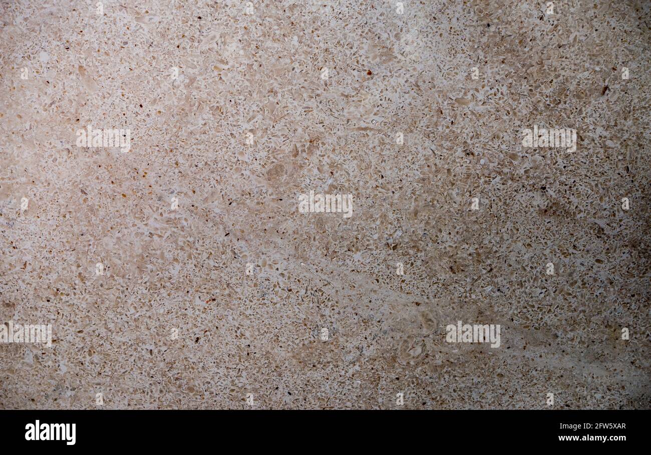 Old rustic polished marble stone background. Grey and brown. Copy space. Stock Photo