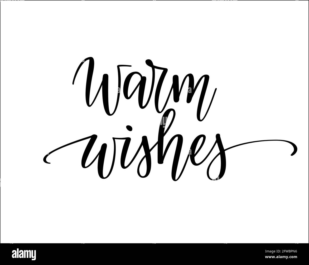 Warm wishes vector Christmas seasonal greeting design Stock Vector ...