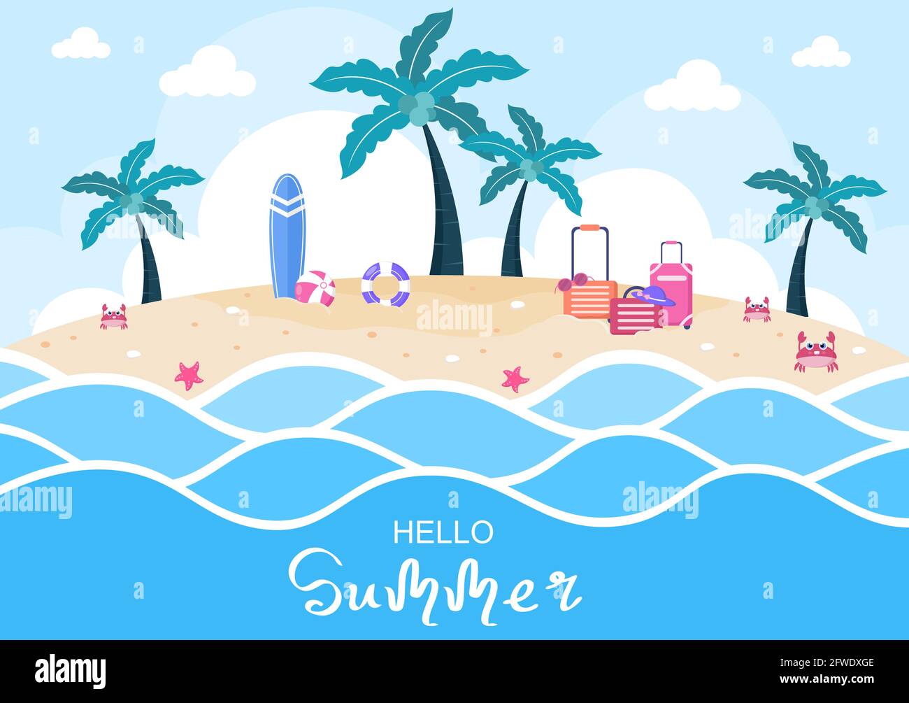 happy summer vacation wallpapers