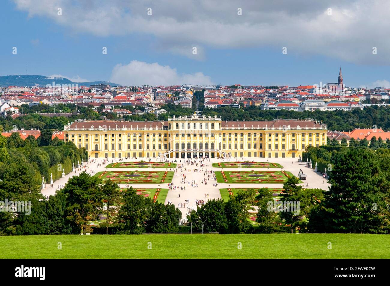 Schloss Schonbrunn, Vienna, Austria Stock Photo