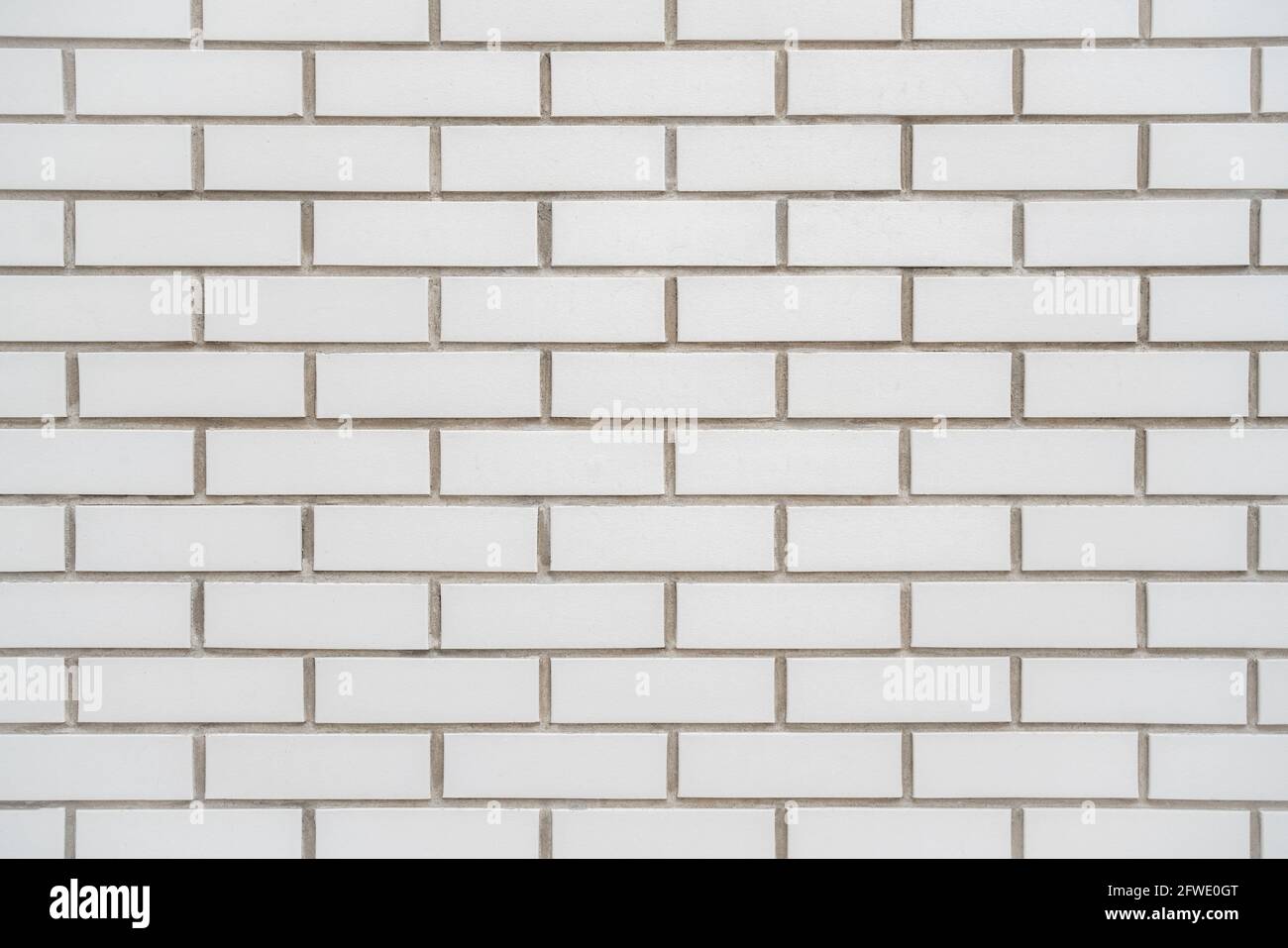 White rustic brick wall - high quality texture. Background for your projects and creative work. Stock Photo
