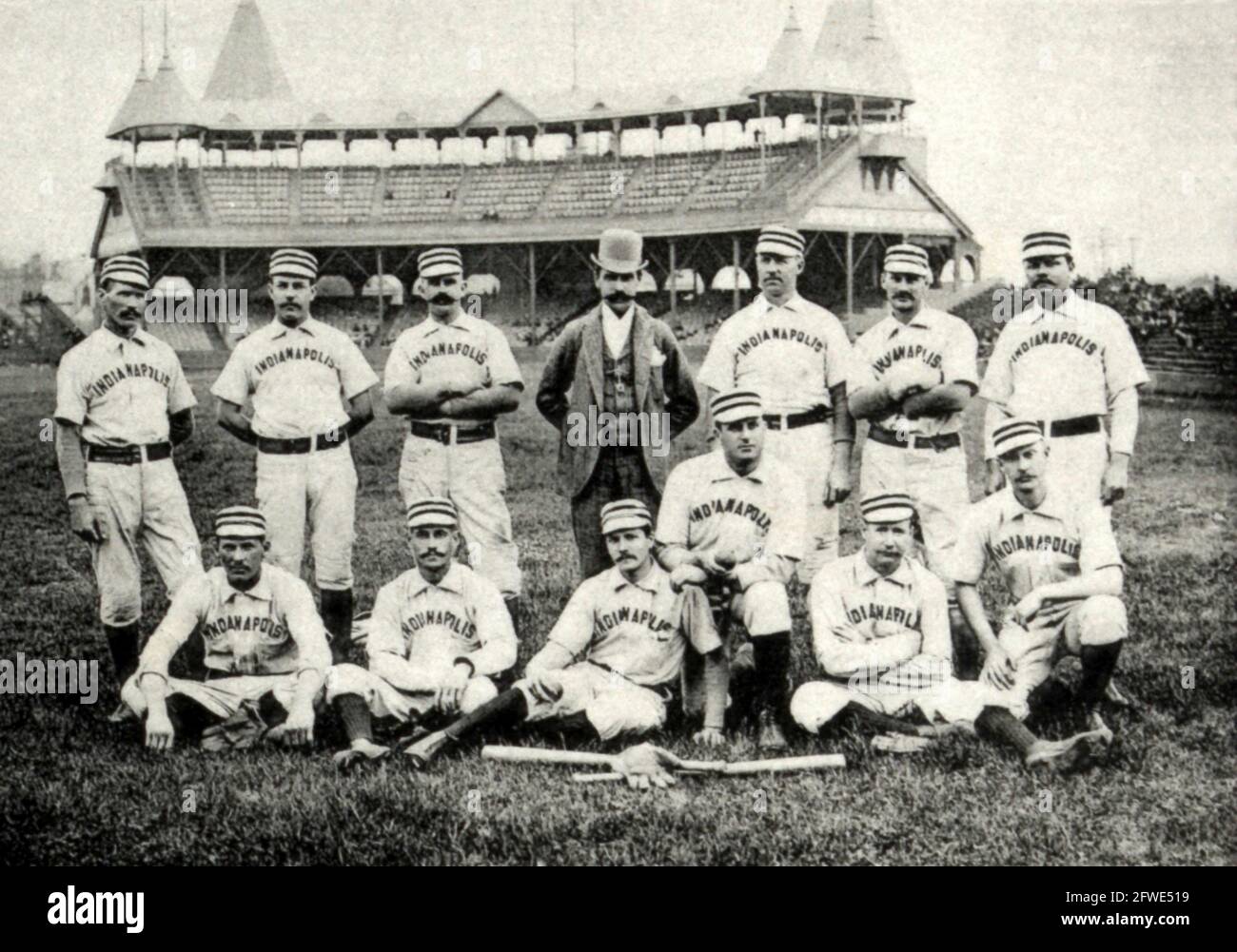 Indianapolis Hoosiers (1887 to1889) 1888 Stock Photo Alamy