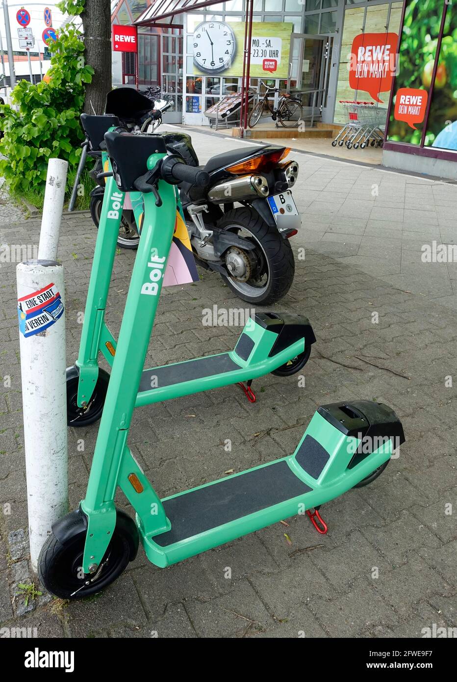 E scooter of Bolt in Berlin Stock Photo - Alamy