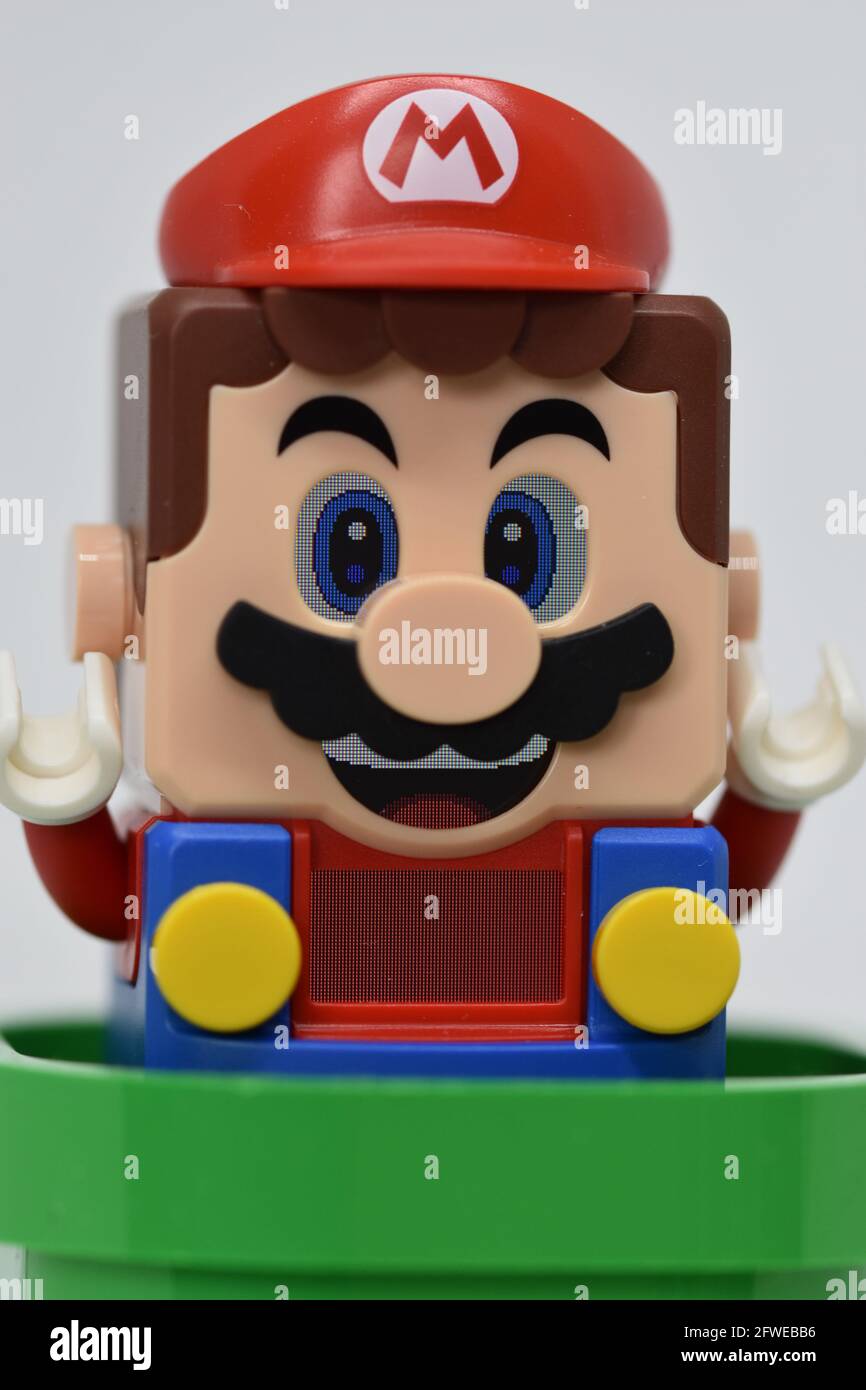 Lego mario figure hi-res stock photography and images - Alamy