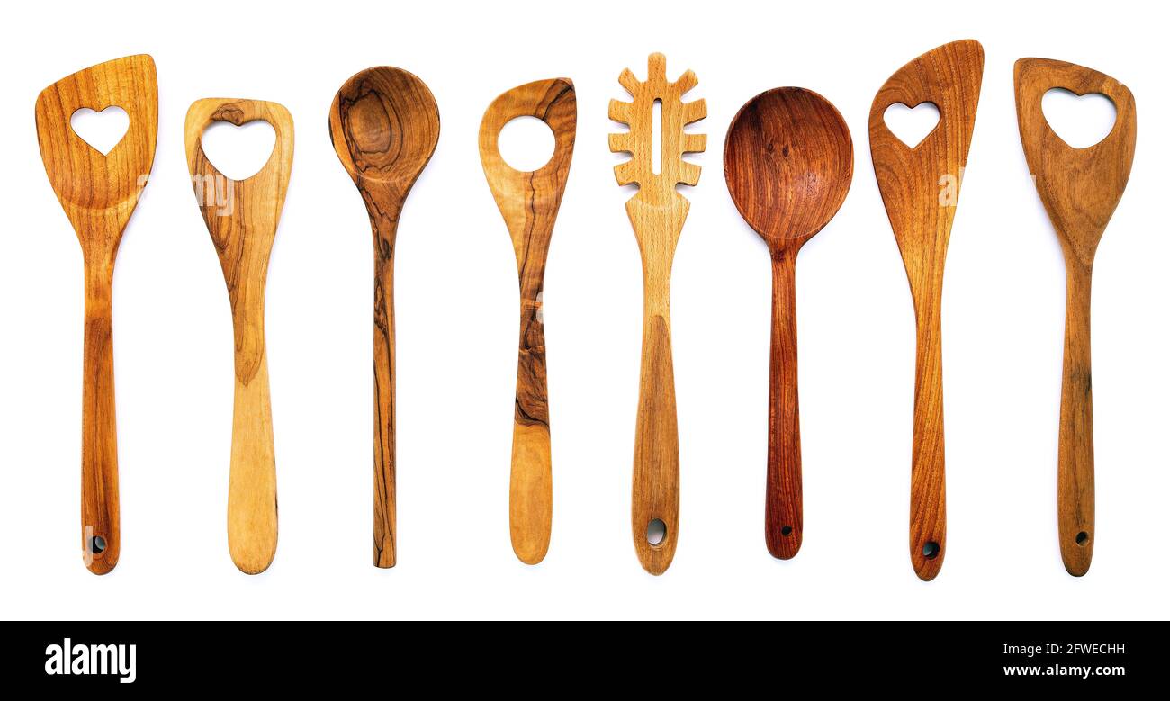 https://c8.alamy.com/comp/2FWECHH/various-heart-shape-of-wooden-cooking-utensils-wooden-spoons-and-wooden-spatula-isolate-on-white-background-2FWECHH.jpg