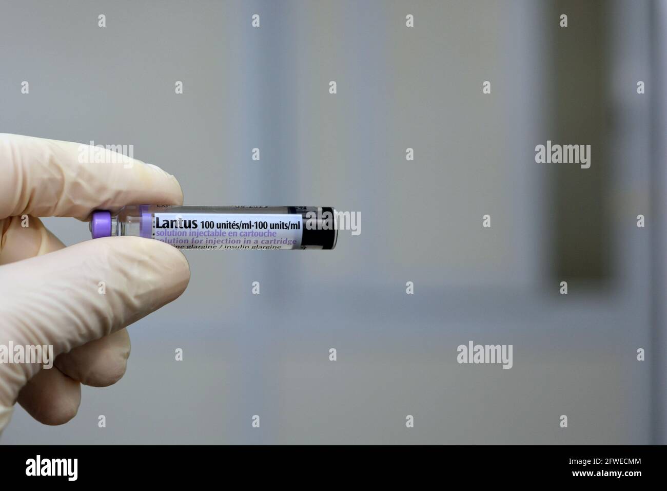 Lantus (insulin glargine injection) 100 Units cartridge is indicated in