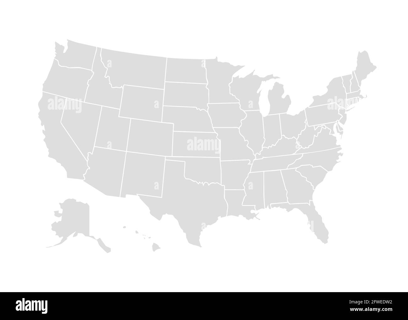 Usa Map With Cities Black And White - Vector Usa Map America Icon United State America Country World Map Illustration 2FWEDW2