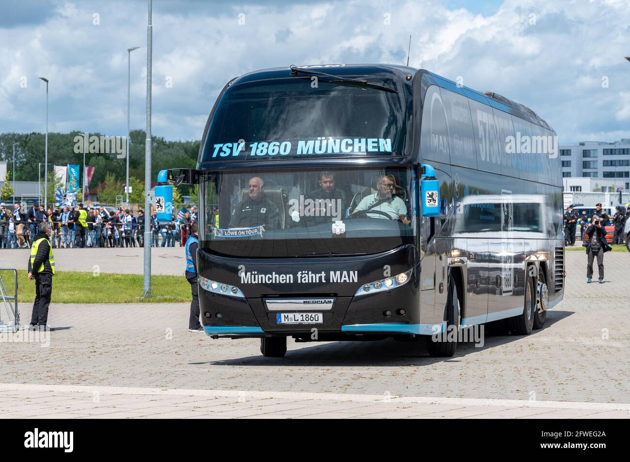 Ingolstadt, Germany. 22nd May, 2021. Football: 3. league, FC Ingolstadt 04  - TSV 1860 München, 38. matchday.