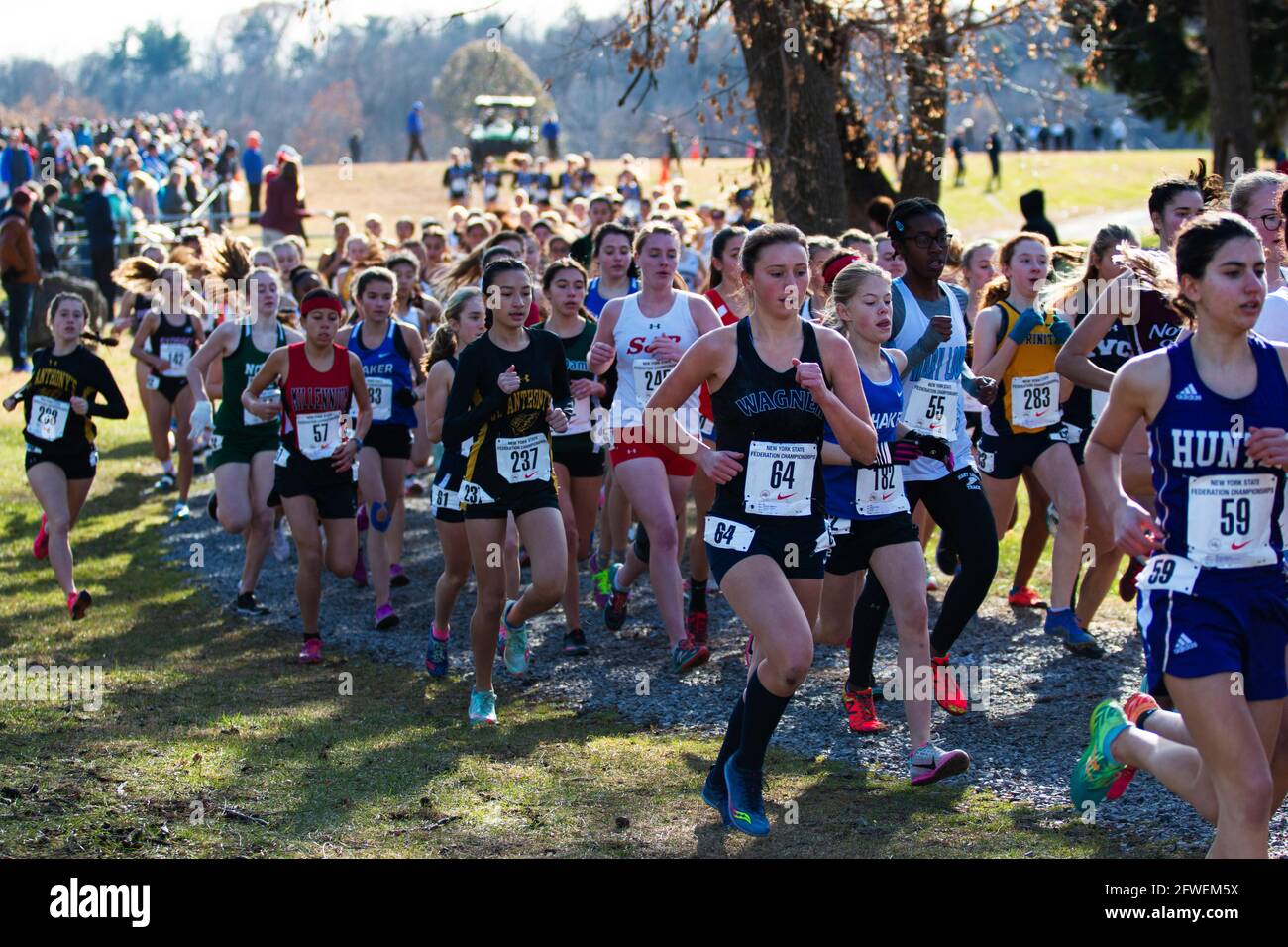 Wappingers Falls, New York USA 23 November 2019 high school girls