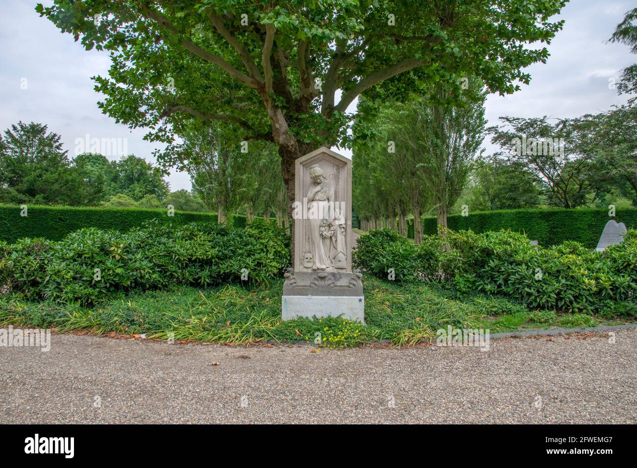 Tombstone Jan Albregt At Amsterdam The Netherlands 11-7-2019 Stock Photo
