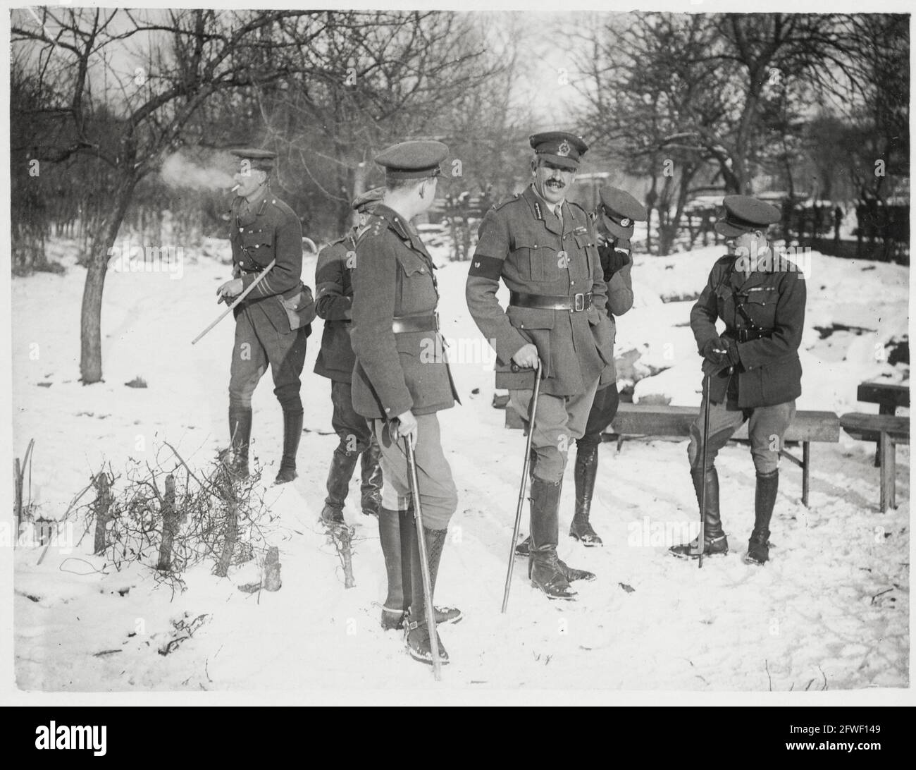 World War One, WWI, Western Front - The Prince of Wales with