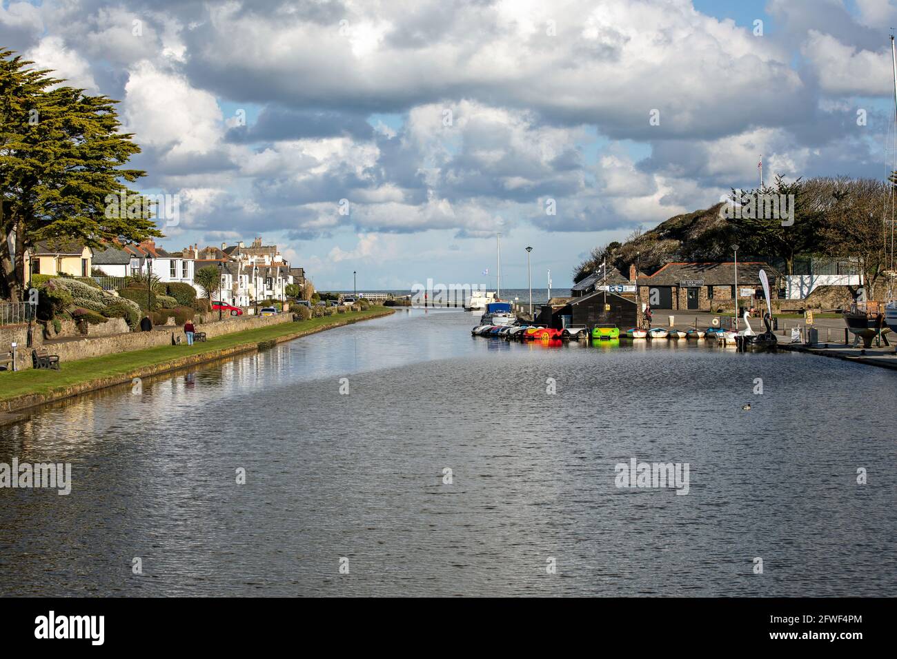 Bude Canal Stock Photo