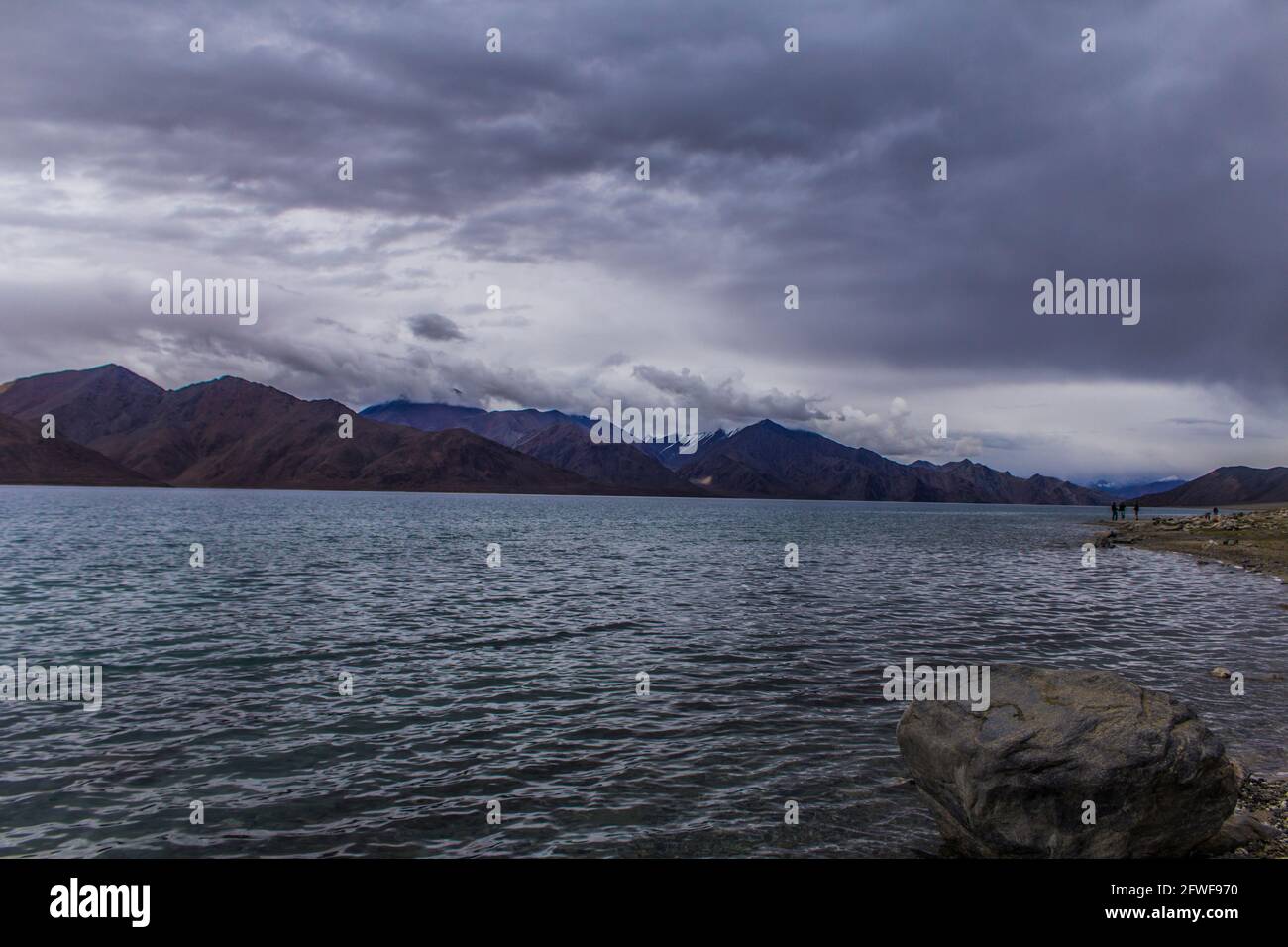 Pangong Lake, Famous lake in Ladakh Stock Photo Alamy