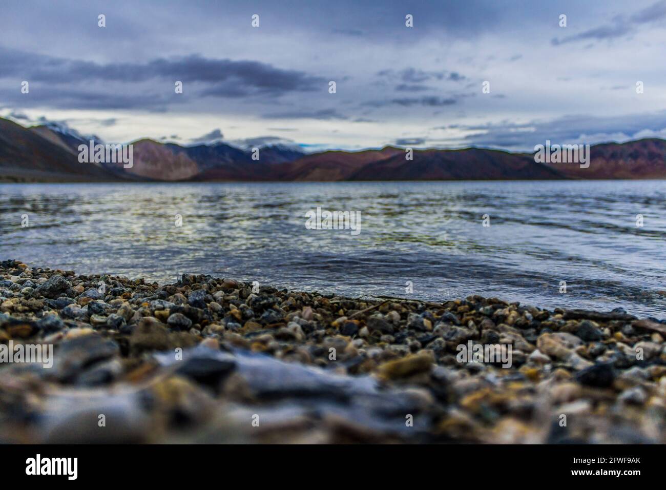 Pangong Lake, Famous lake in Ladakh Stock Photo Alamy