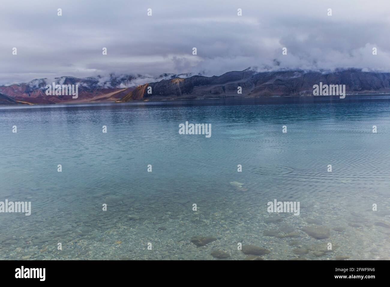 Pangong Lake, Famous lake in Ladakh Stock Photo Alamy
