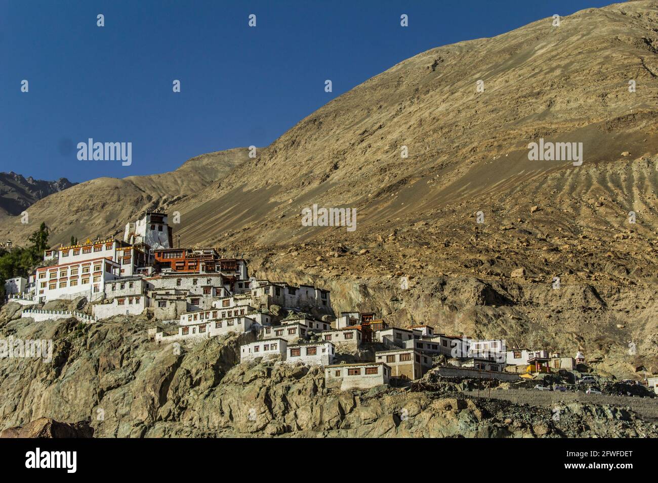 The Diskit Moanstery in Nubra Valley Stock Photo