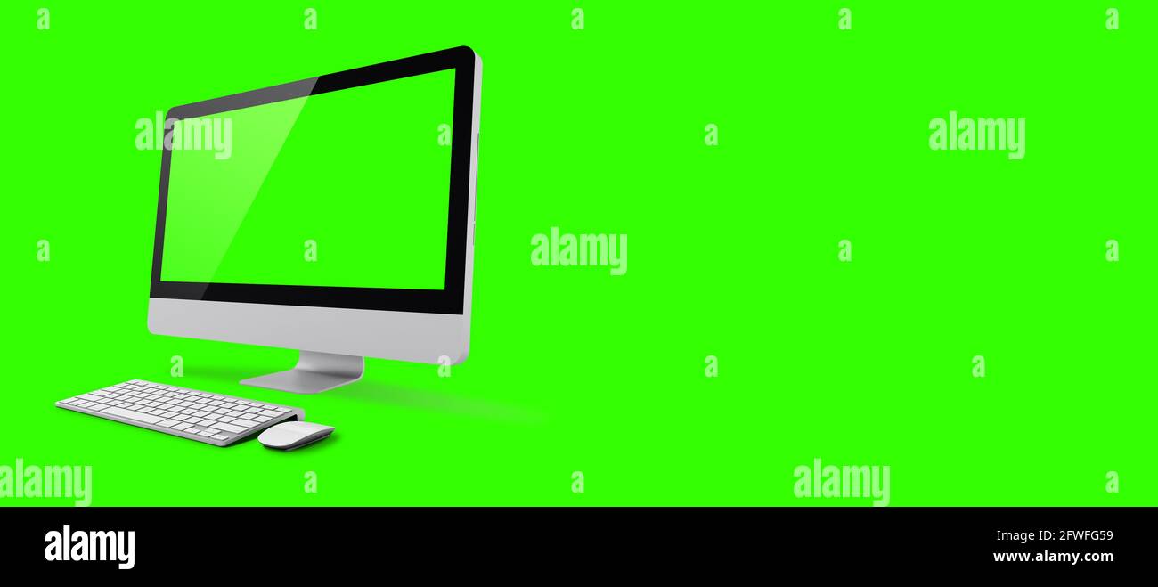 Mô phỏng máy tính để bàn trắng với màn hình xanh lá cây trống trơn sẽ mang đến cho bạn trải nghiệm thú vị và một cách tiếp cận mới lạ trong lĩnh vực công nghệ. Hãy cùng khám phá thiết kế độc đáo và sự tinh tế của màn hình này trên hình ảnh đầy màu sắc này.