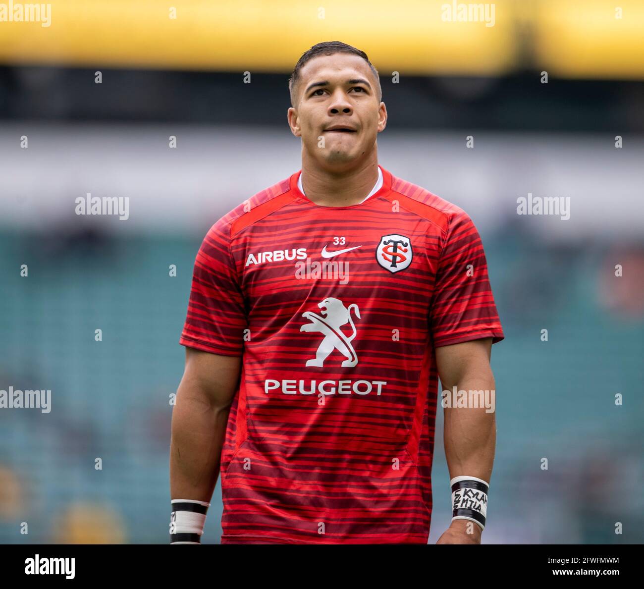 Twickenham London Uk 22nd May 21 European Rugby Champions Cup Final La Rochelle Versus Toulouse Cheslin Kolbe Of Toulouse During The Warm Up Credit Action Plus Sports Alamy Live News Stock Photo