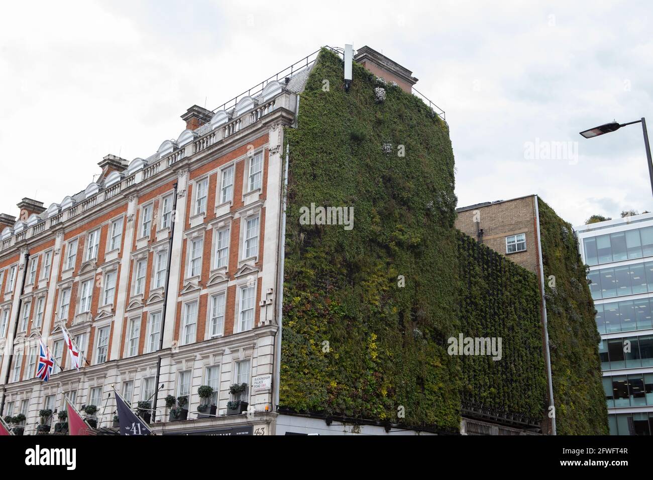 Living Wall in London Stock Photo