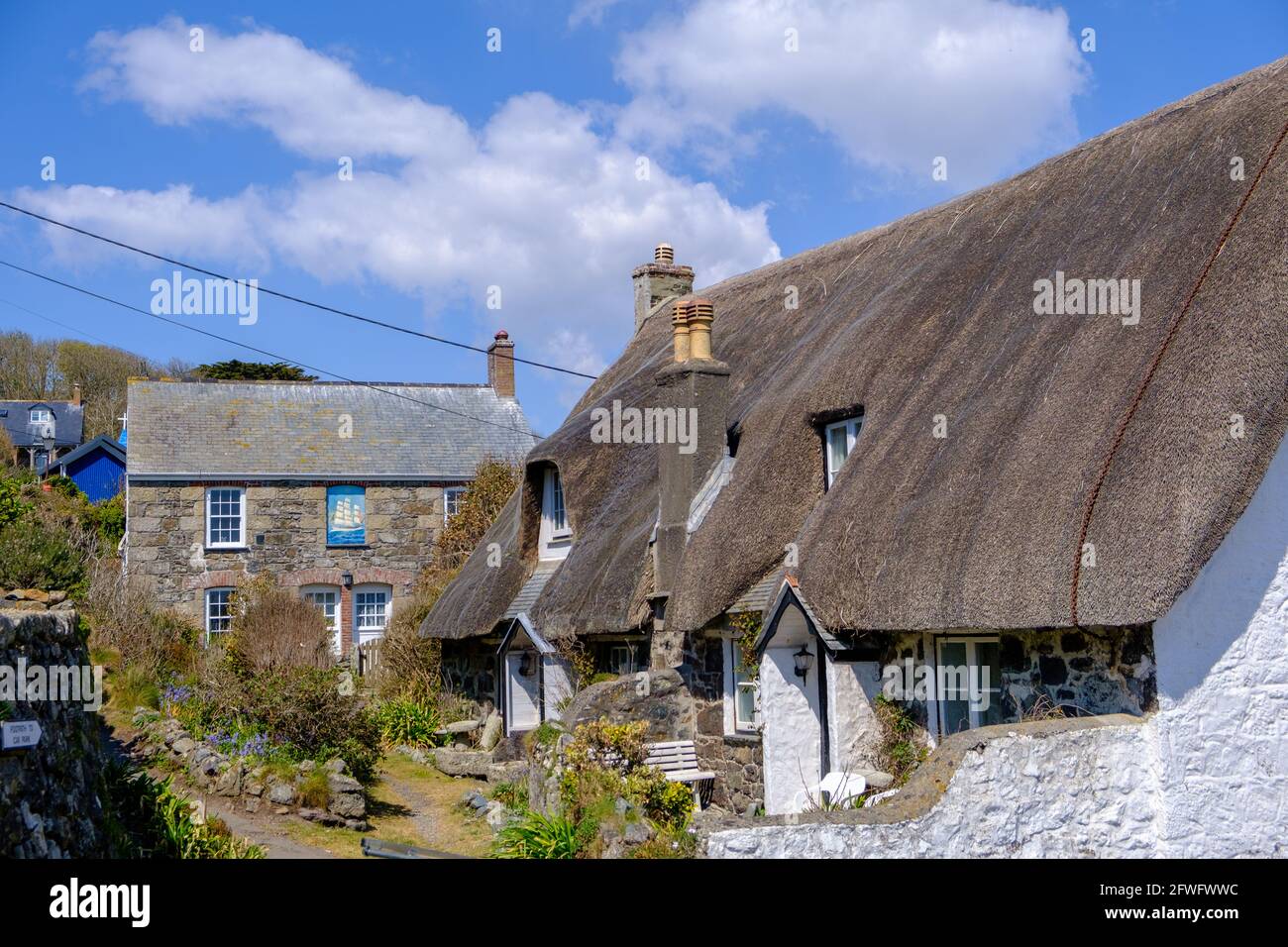 Cadgwith Cove Cottages and Houses South West Coast Path Lizard Point