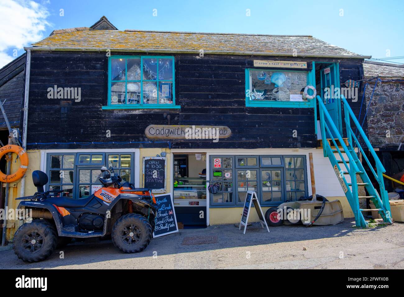 Cadgwith Cove Cottages and Houses South West Coast Path Lizard Point