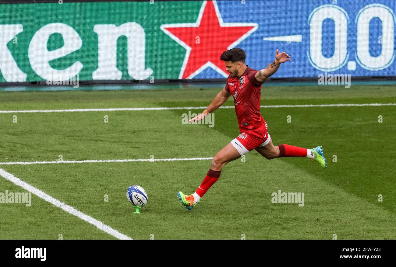 London England 22nd May 21 Rugby Union Heineken Champions Cup Final La Rochelle V Toulouse Twickenham 21 22 05 21 Romain Ntamack Of Toulouse Kicks A Penalty Credit Paul Harding Alamy Live News Stock Photo Alamy London England 22nd May 21 Rugby Union Heineken Champions Cup Final La Rochelle V Toulouse Twickenham 21 22 05 21 Romain Ntamack Of Toulouse Kicks A Penalty Credit Paul Harding Alamy Live News Stock Photo Alamy