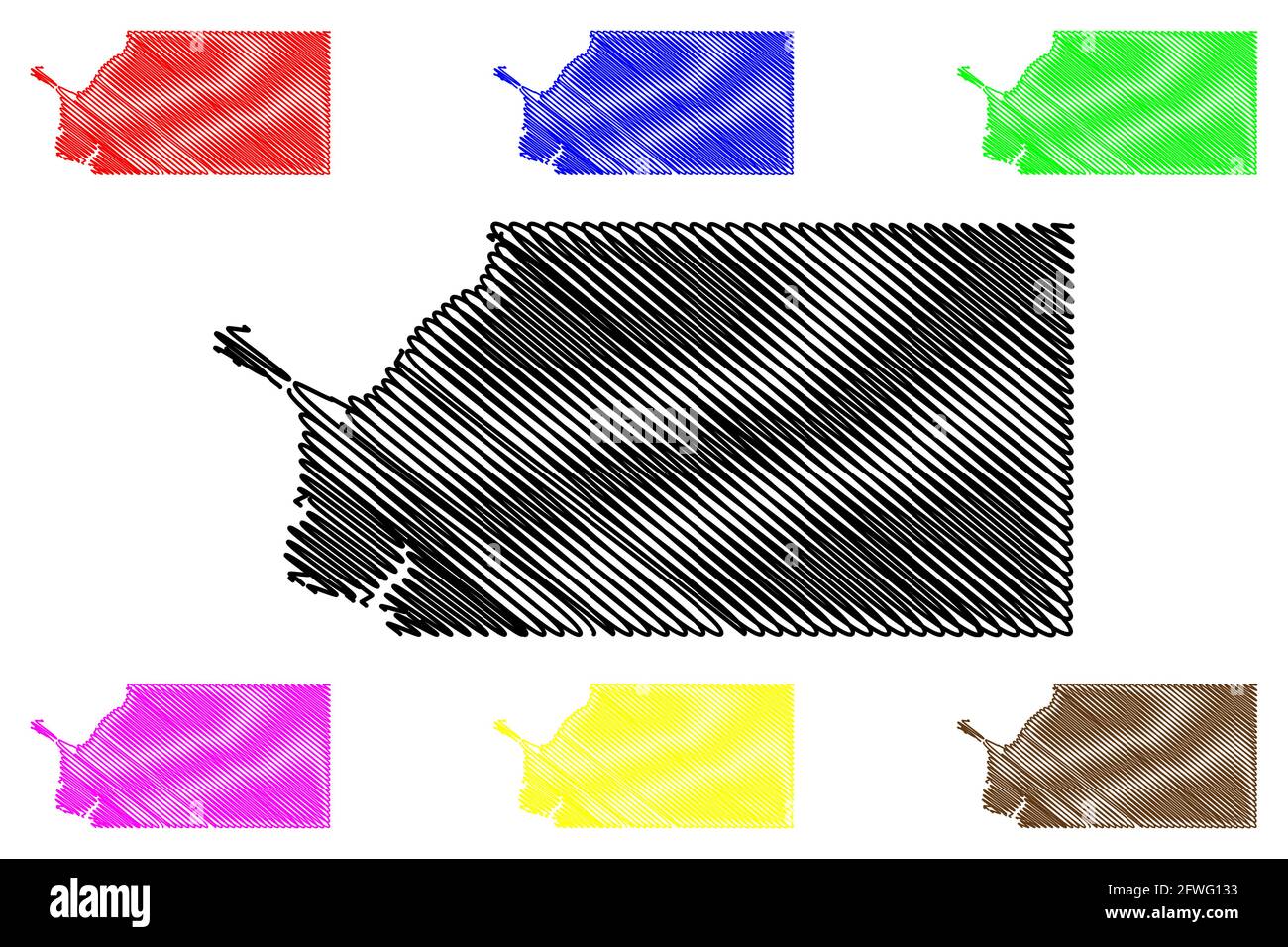 Sully Map Sully Stock Vector Images - Alamy
