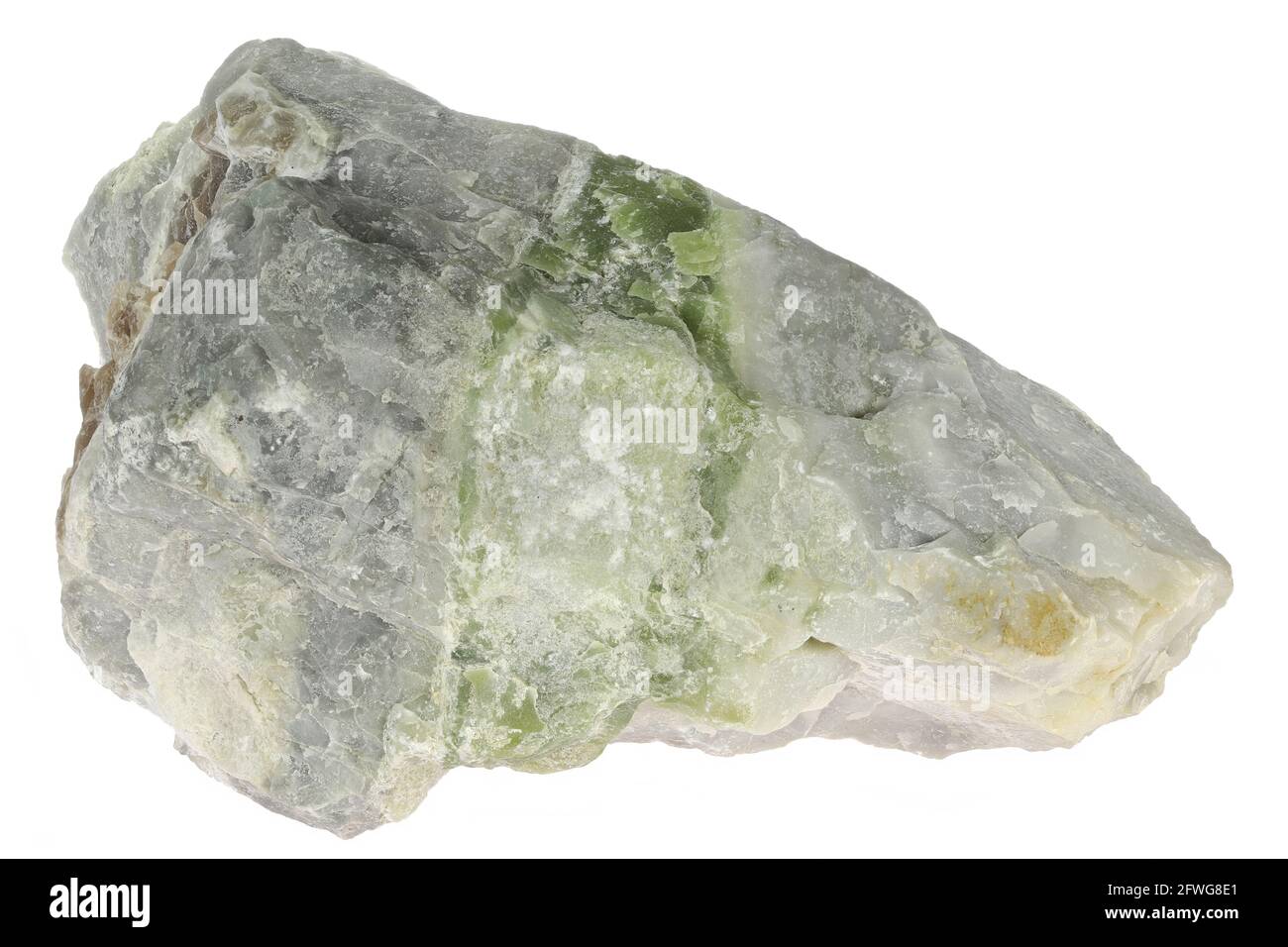 Scottish marble from Torrin, Isle of Skye isolated on white background Stock Photo