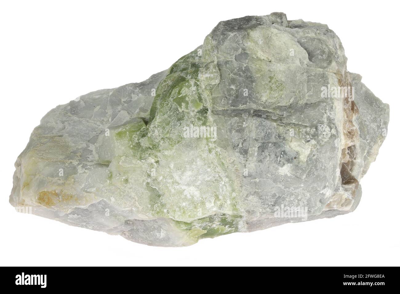 Scottish marble from Torrin, Isle of Skye isolated on white background Stock Photo