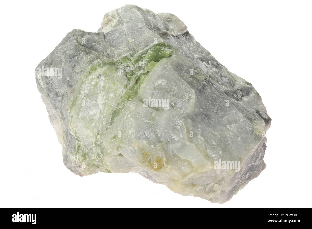 Scottish marble from Torrin, Isle of Skye isolated on white background Stock Photo