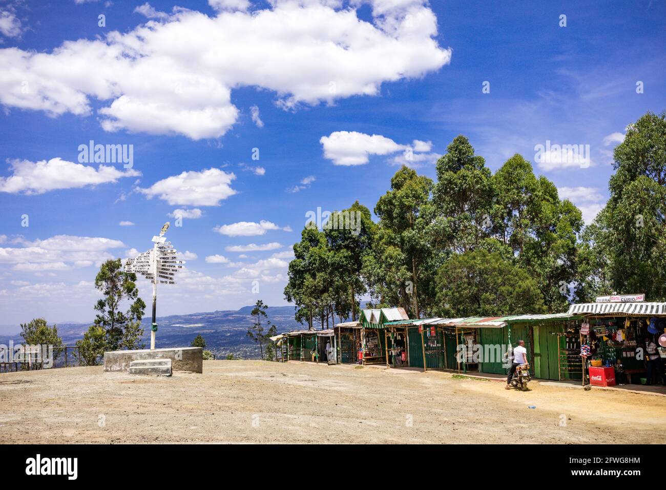 Menengai Crater View Point Nakuru City County Kenya Stock Photo - Alamy