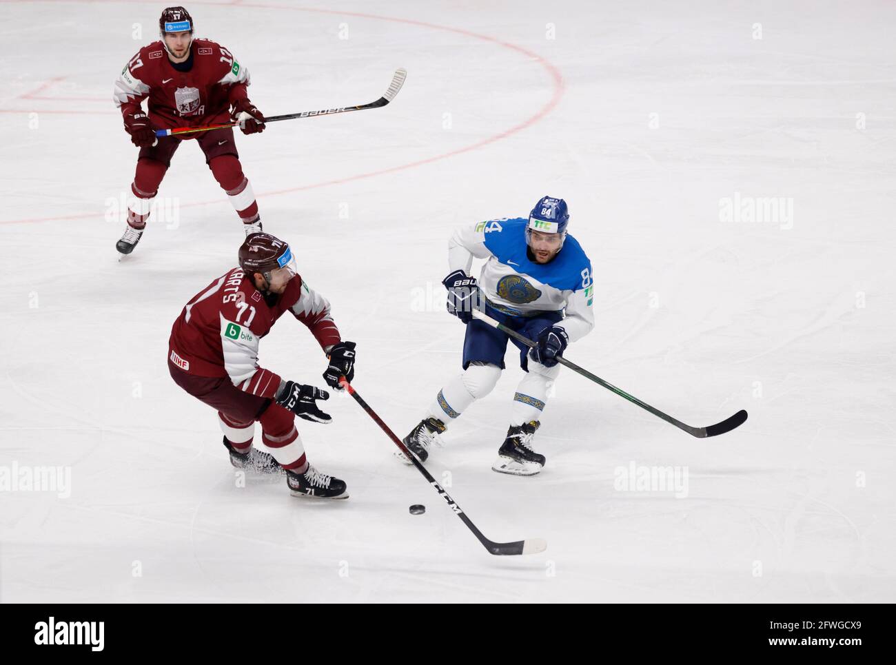 Ice Hockey - IIHF World Ice Hockey Championship 2021 - Group B - Latvia v  Kazakhstan - Arena Riga, Riga,
