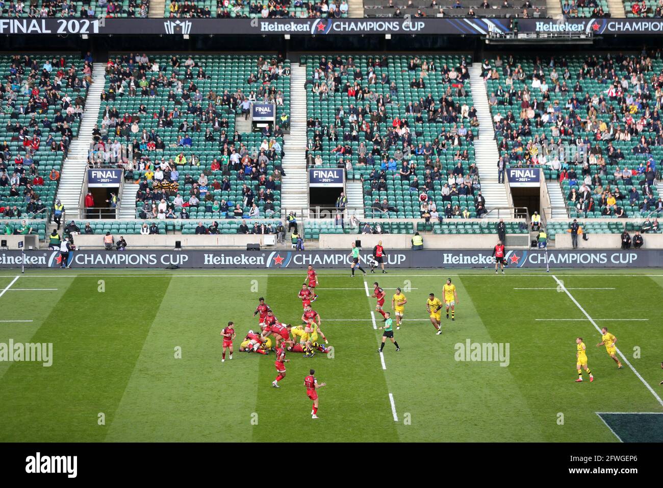Returning Fans Win The Stands Watch The Match Action During The Heineken Champions Cup Final Match At Twickenham Stadium London Picture Date Saturday May 22 21 Stock Photo Alamy Returning Fans Win The Stands Watch The Match Action During The Heineken Champions Cup Final Match At Twickenham Stadium London Picture Date Saturday May 22 21 Stock Photo Alamy