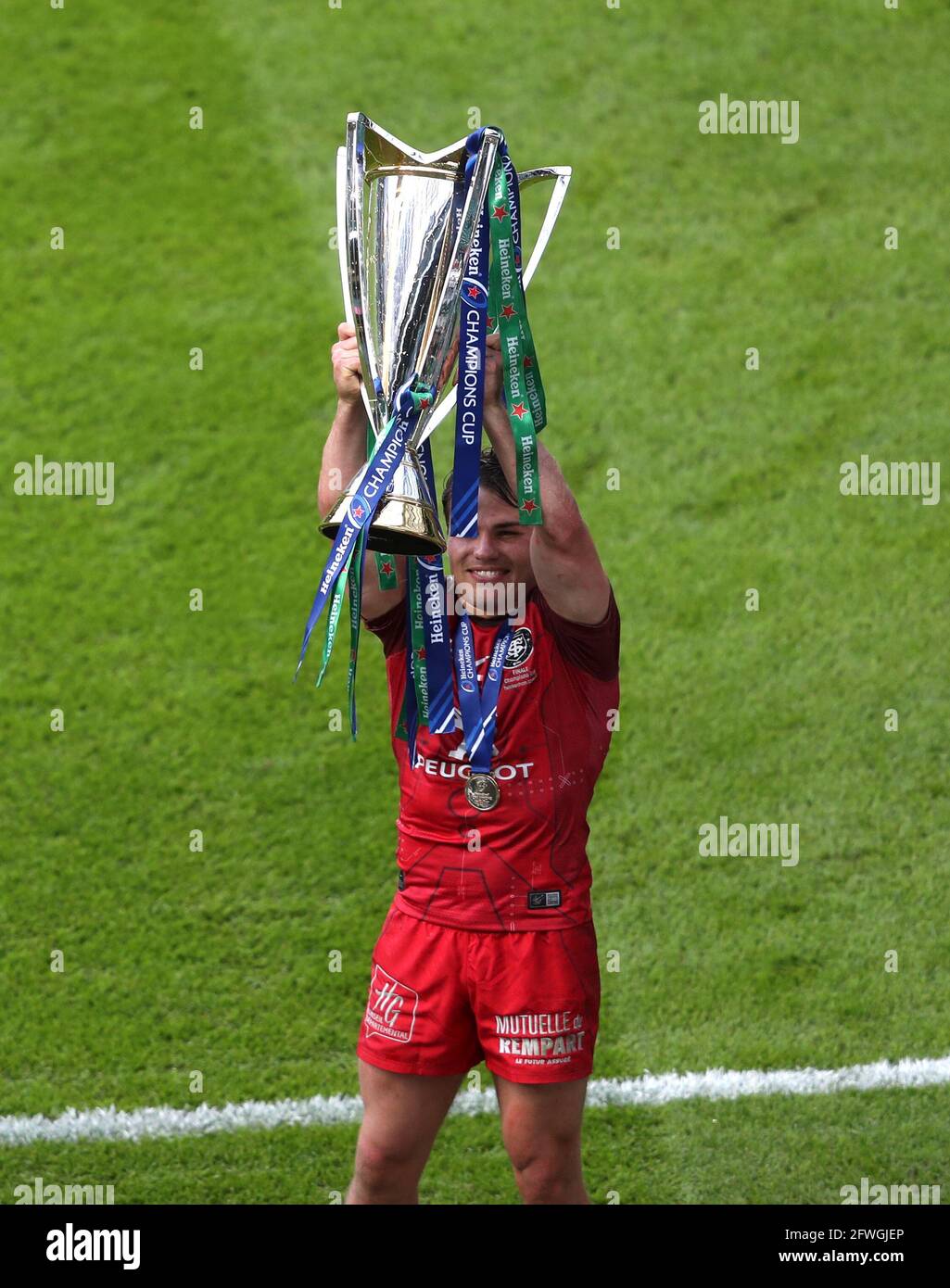 Toulouse S Antoine Dupont During The Heineken Champions Cup Quarter Final Match At Aviva Stadium Dublin Picture Date Saturday May 7 22 Stock Photo Alamy