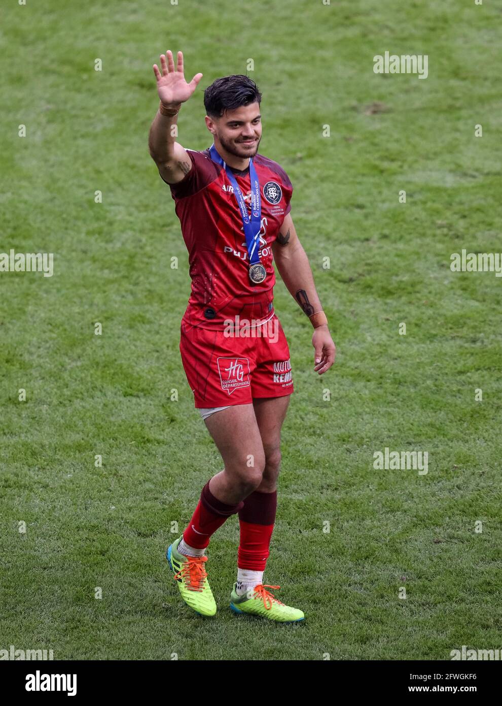 London England 22nd May 21 Rugby Union Heineken Champions Cup Final La Rochelle V Toulouse Twickenham London England 22nd May 21 Rugby Union Heineken Champions Cup Final La Rochelle V Toulouse Twickenham