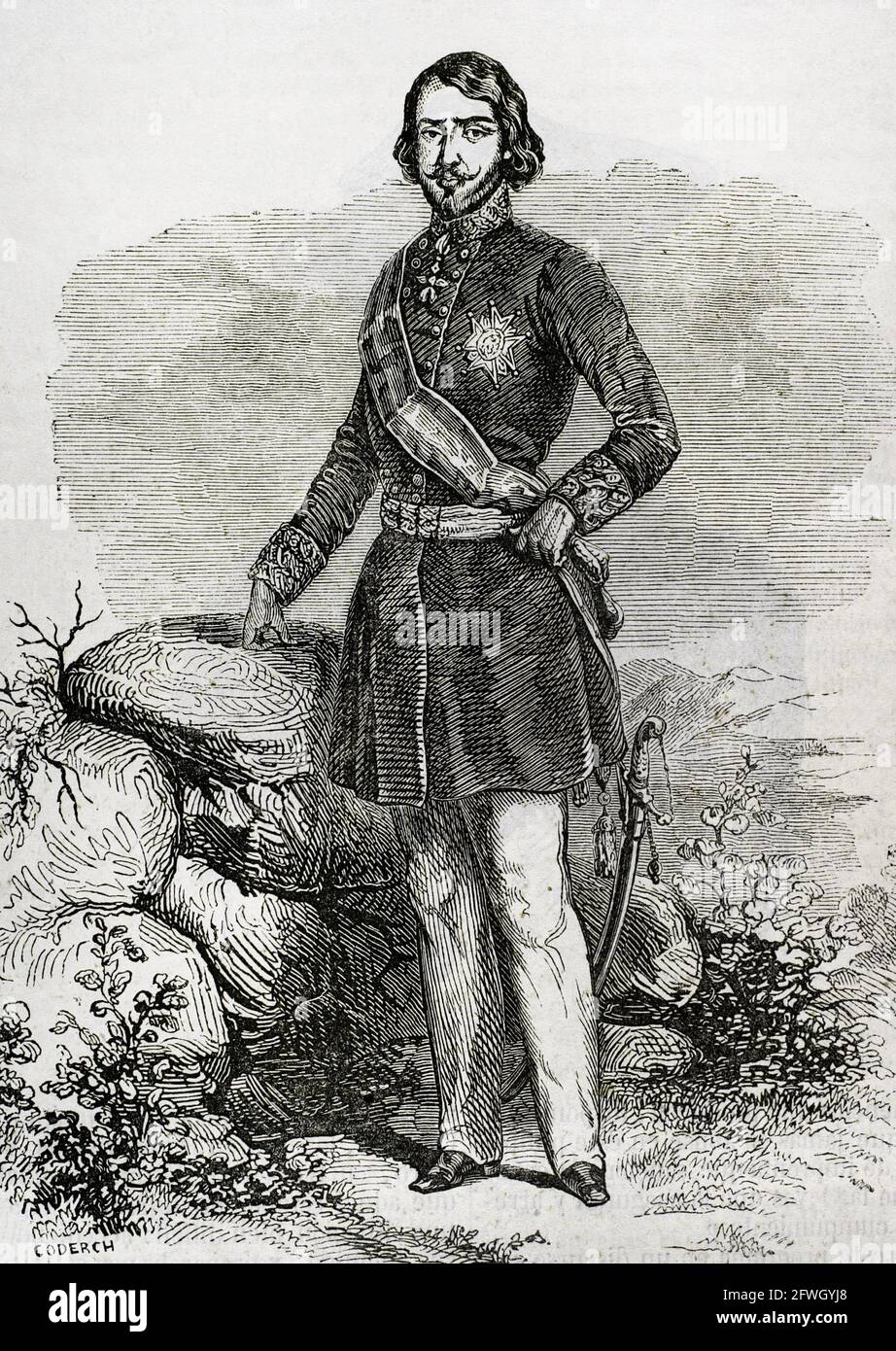 Carlos luis maria fernando de borbon y braganza hires stock