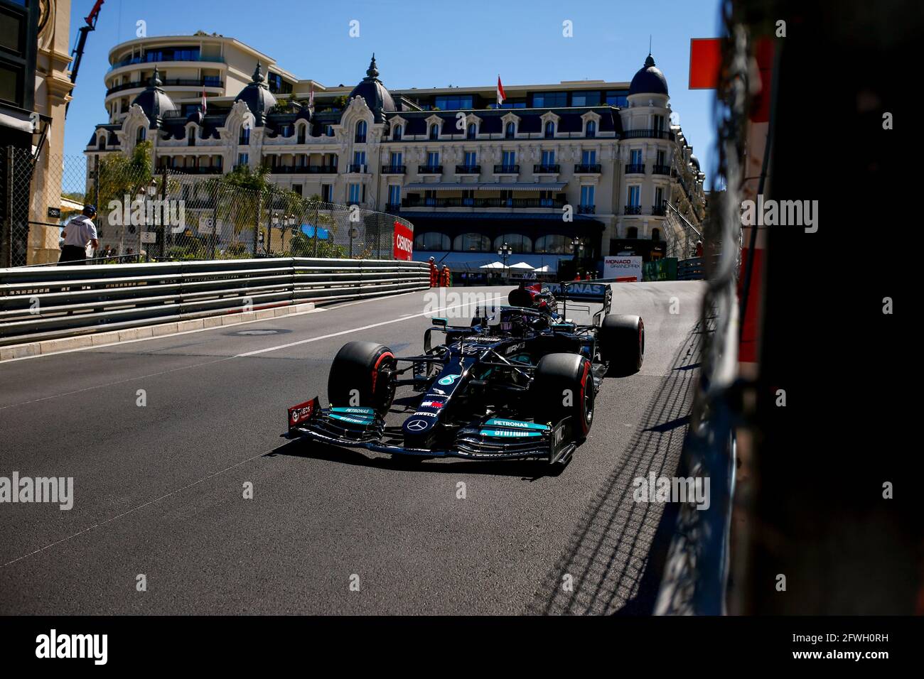 44 HAMILTON Lewis (gbr), Mercedes AMG F1 GP W12 E Performance, action during the 2021 Formula One World Championship, Grand Prix of Monaco from on May 20 to 23 in Monaco - Photo DPPI Stock Photo
