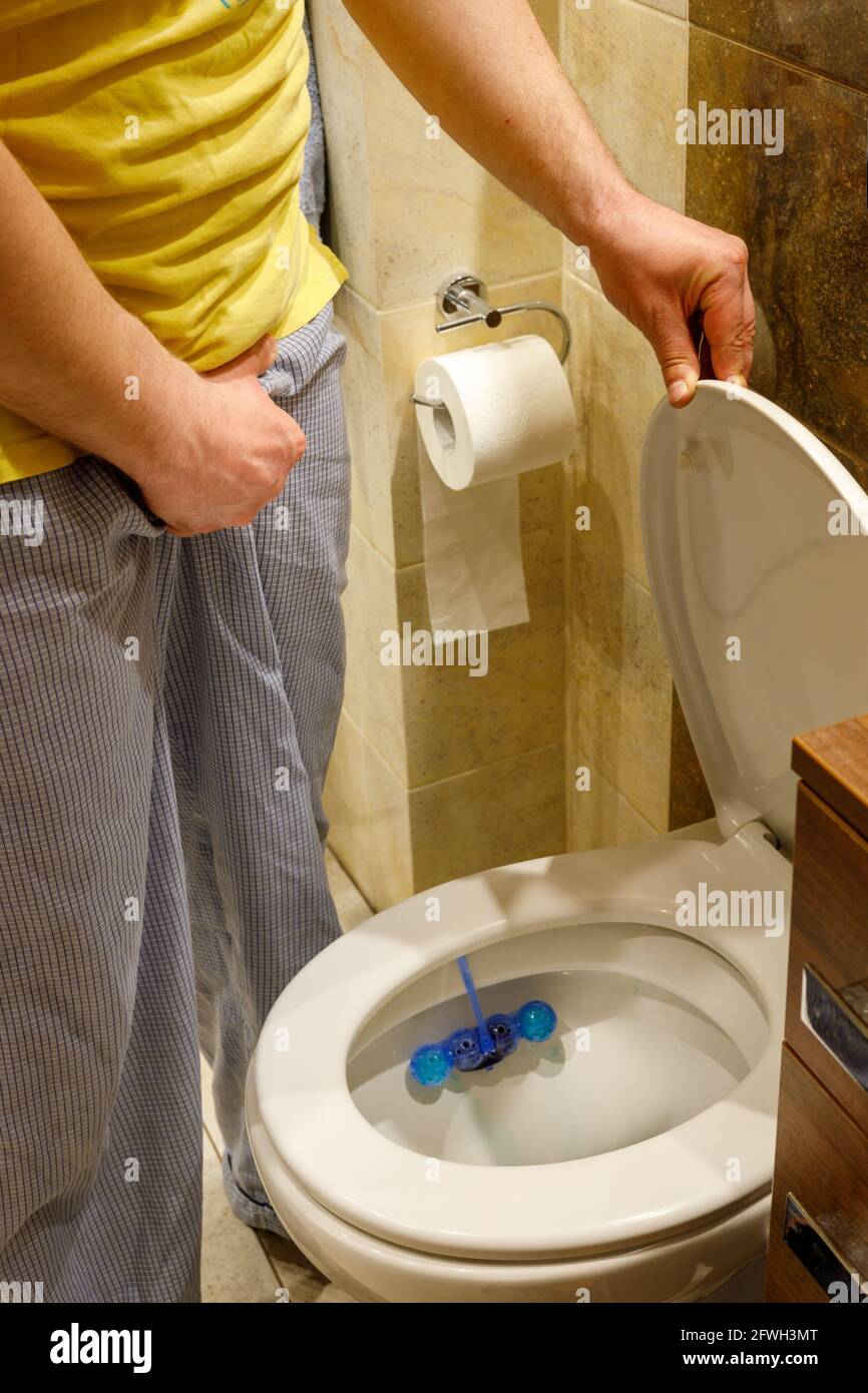 Man prostate toilet hires stock photography and images Alamy