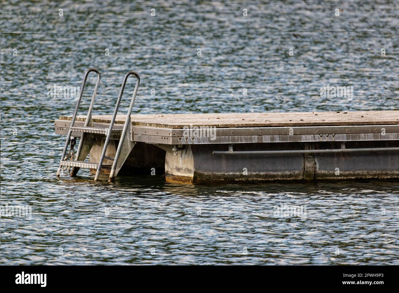 Floating platform of wood deals