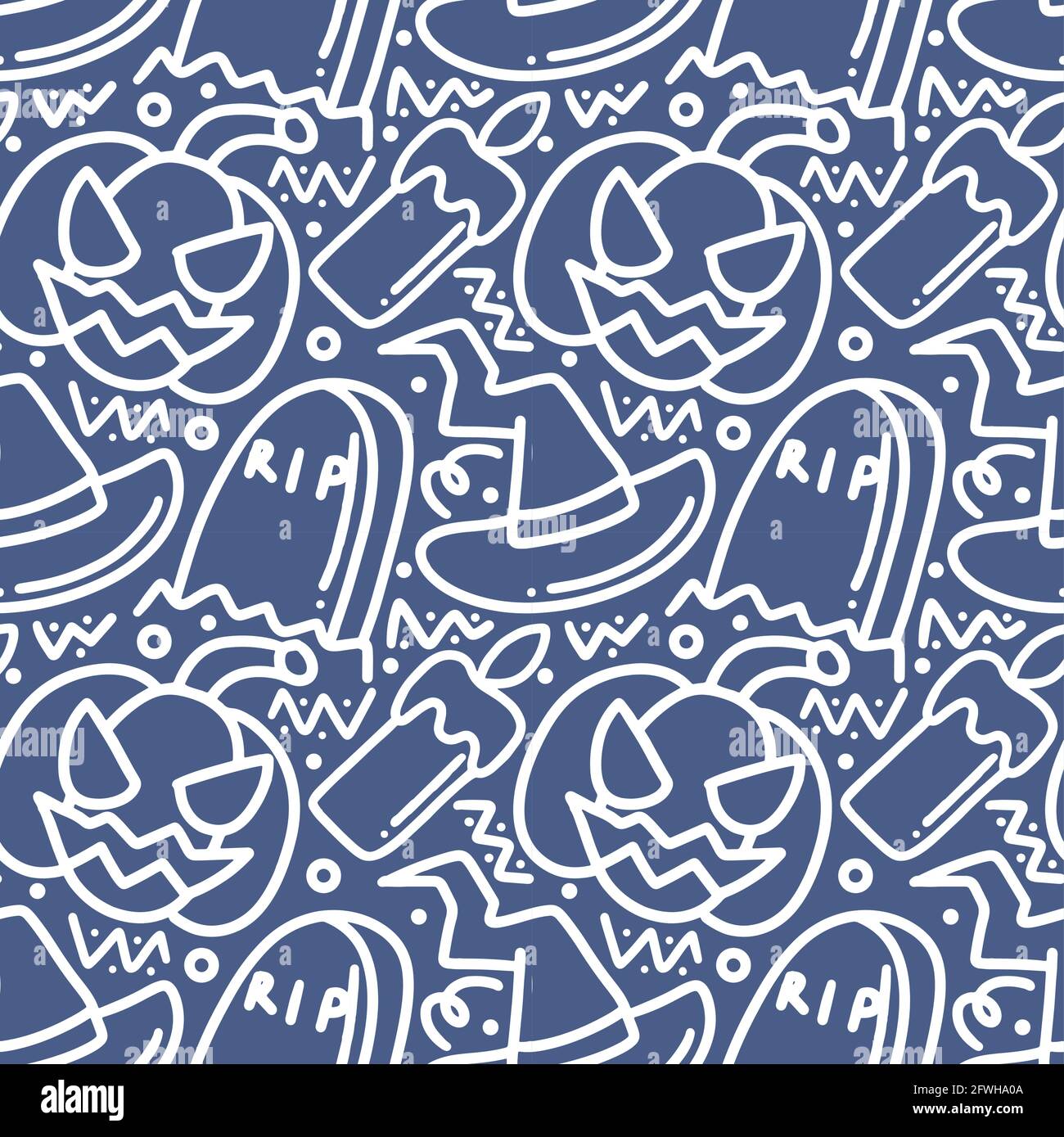 drawing of hand drawn halloween Stock Vector Image & Art - Alamy