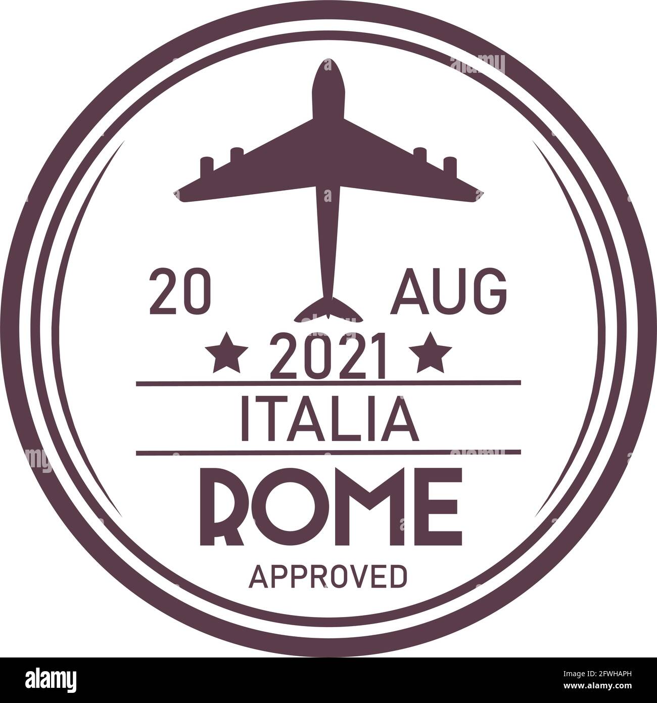 Passport Stamp Italy High Resolution Stock Photography and Images Alamy