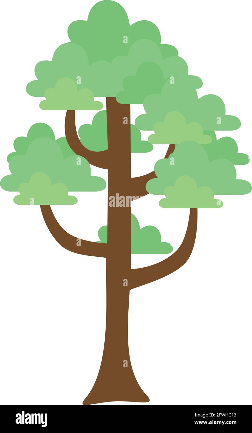 Isolated natural tree Stock Vector Image & Art - Alamy
