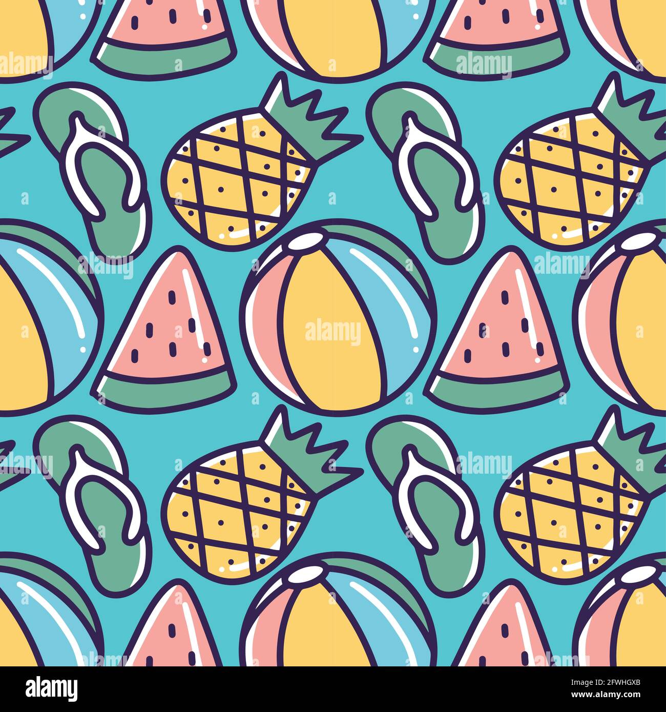 doodle set of summer holiday hand drawing Stock Vector Image & Art - Alamy