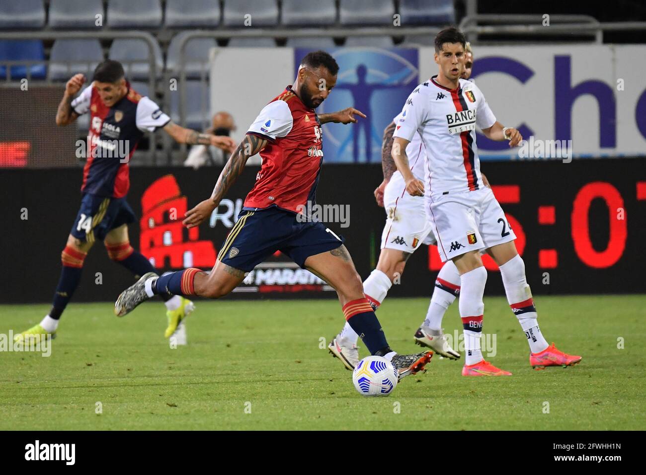 Genoa CFC Vs Cagliari Calcio Editorial Photography - Image of