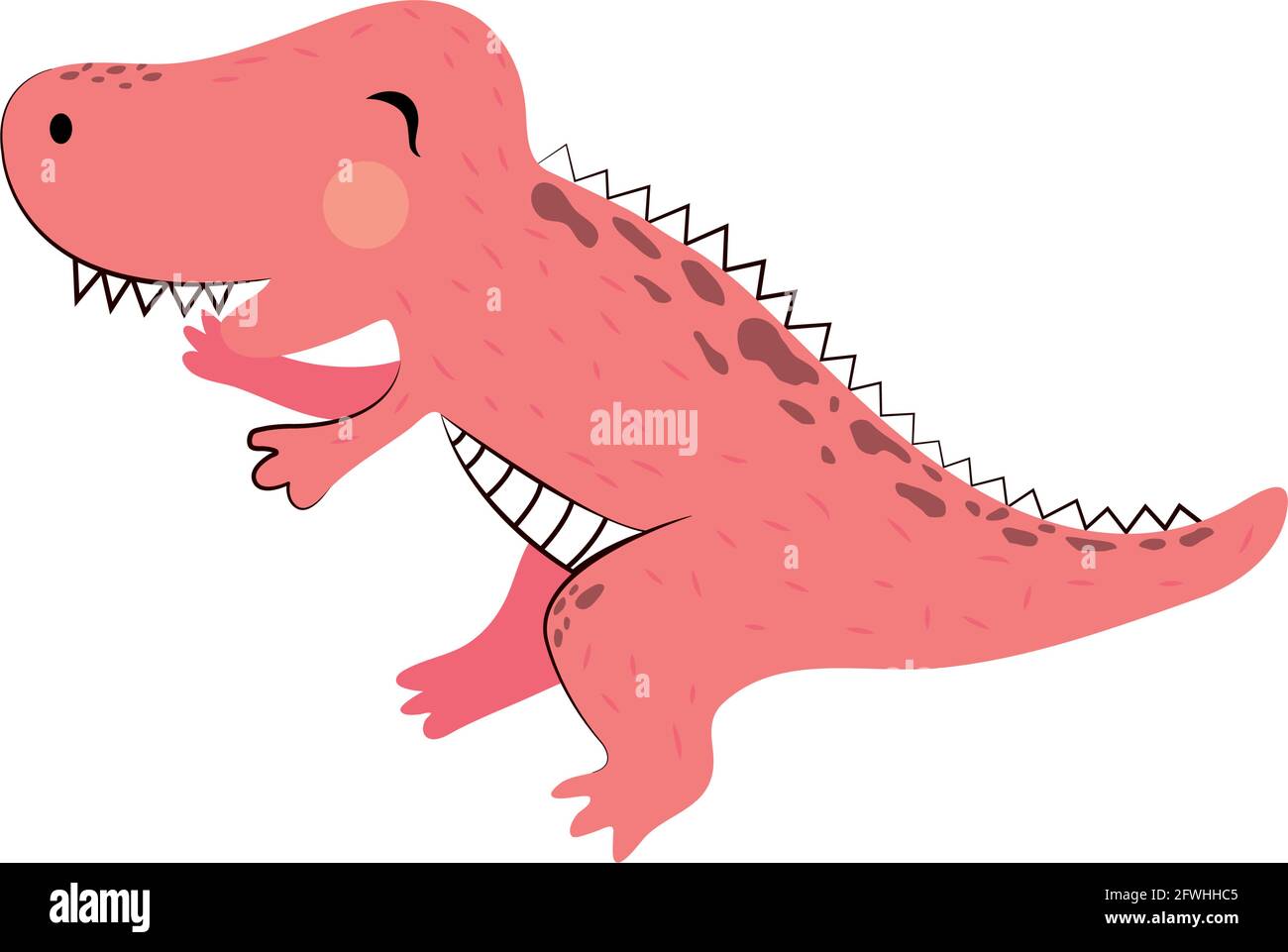 dinosaur cartoon cute Stock Vector Image & Art - Alamy