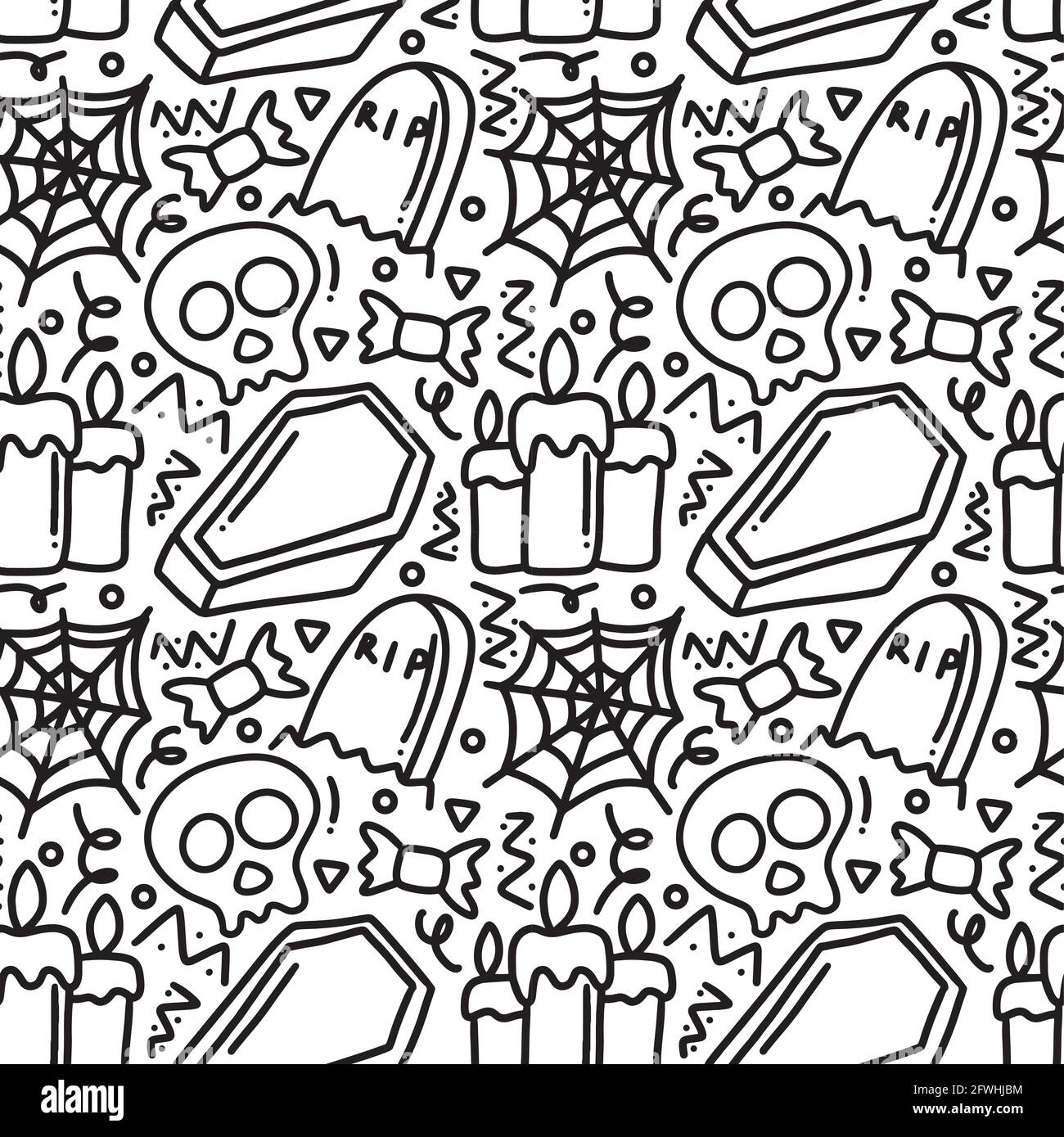 drawing of hand drawn halloween Stock Vector Image & Art - Alamy
