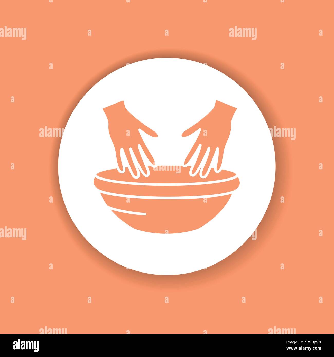 Download SPA treatments hands color glyph icon. Pictogram for web page, mobile app, promo. UI UX GUI ...